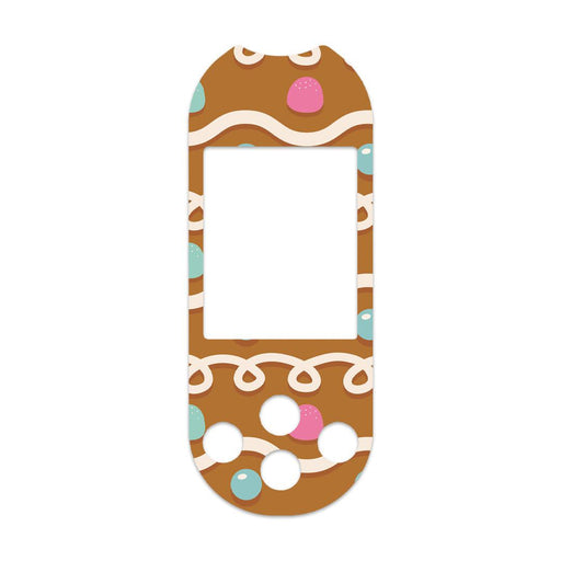 Peelz Gingerbread Sticker for OneTouch Verio Reflect Glucometer Peelz/Stickers White Smoke