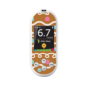 Peelz Gingerbread Sticker for OneTouch Verio Reflect Glucometer Peelz/Stickers White Smoke