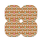 Peelz Gingerbread Overpatch Tape - Pump Peelz Patch Medical Tape Sienna 12-Pack (Set of 12 Patches),4-Pack (Set of 4 Patches),1-Single (One Patch)
