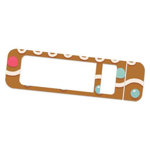Peelz Gingerbread Sticker for Bayer Contour Next Glucometer Peelz/Stickers White Smoke