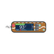 Peelz Gingerbread Sticker for Bayer Contour Next Glucometer Peelz/Stickers White Smoke