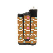Peelz Gingerbread Sticker for Medtronic MiniMed 770G & 780G Peelz/Stickers White Smoke Back and Clip Peelz