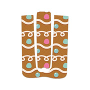 Peelz Gingerbread Sticker for Medtronic MiniMed 770G & 780G Peelz/Stickers White Smoke Whole System Peelz (front back + clip),Front Peelz,Back and Clip Peelz