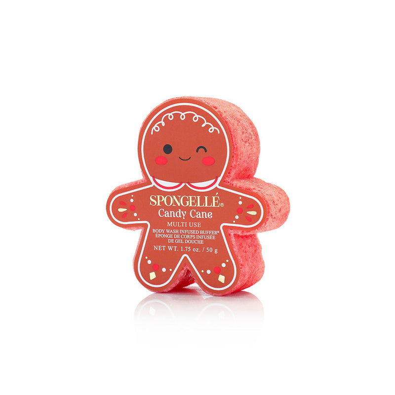 Spongellé Holiday Gingerbread Multi-Use Assorted Pack Body Wash Infused Buffer Tomato