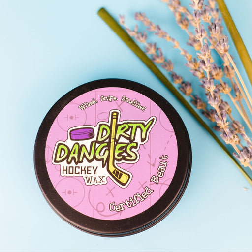 Dirty Dangles Hockey Certified Beaut - Girls and Women's Hockey Stick Wax Hockey Stick Wax Lavender