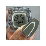 UberChic Beauty Give Me Olive The Polish - Stamping Polish Stamping Polish Dim Gray