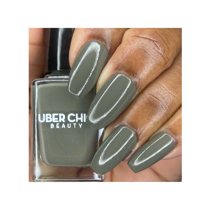 UberChic Beauty Give Me Olive The Polish - Stamping Polish Stamping Polish Dim Gray