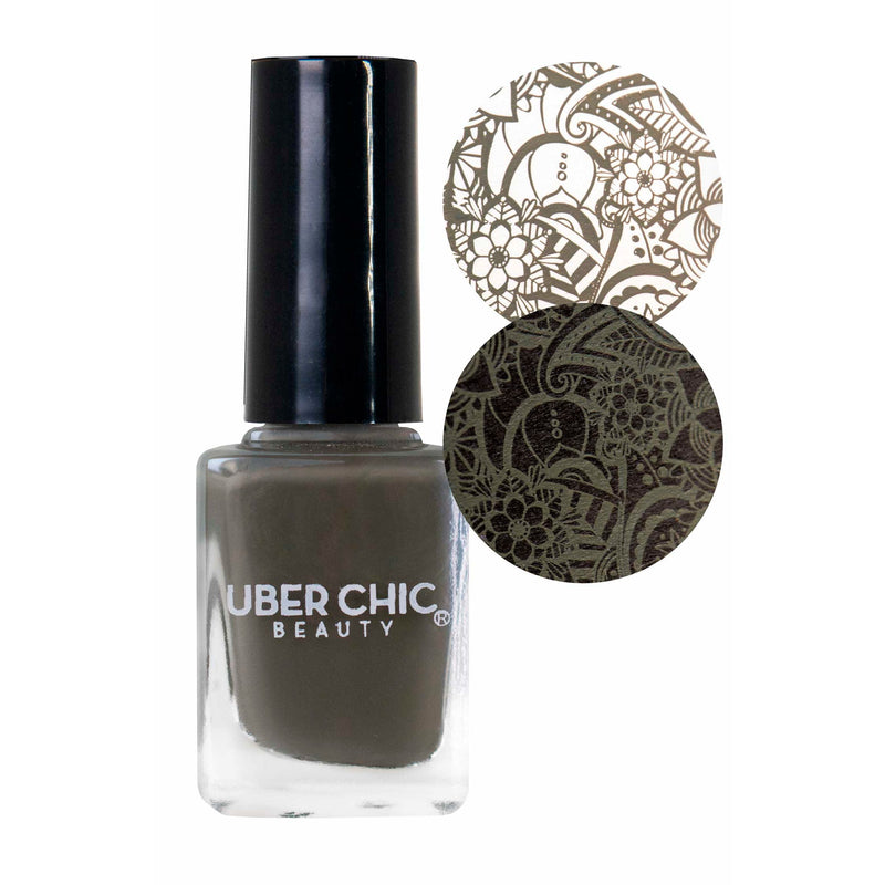 UberChic Beauty Give Me Olive The Polish - Stamping Polish Stamping Polish White Smoke