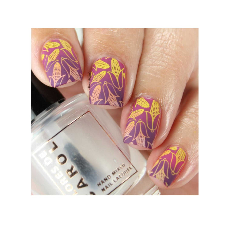 UberChic Beauty Give Thanks Stamping Plate Rosy Brown