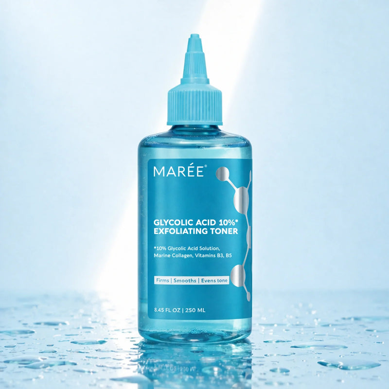 Maree Glow Boost Glycolic Face Toner Pale Turquoise 1 item - Complete your routine,2 items - Good choice,3 items - Best price