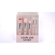 Lurella Cosmetics Glow & Go Brush Set Brush Set White Smoke