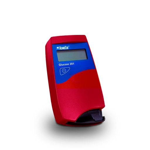 POCT HemoCue Glucose 201 System Kit (Analyzer & 50 Microcuvettes) | POCT, Professional Use Health Care Black