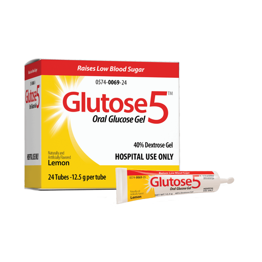 Padagis Glutose 5 Gl 40% 24X12.5 Gm Hosp Nutrition Gels & Chews White Smoke