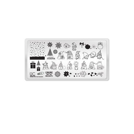 UberChic Beauty Gnome For The Holidays Stamping Plate Lavender
