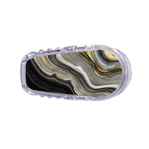 Peelz Gold Marble Sticker Designed for the DEXCOM Transmitter Peelz/Stickers White Smoke G6