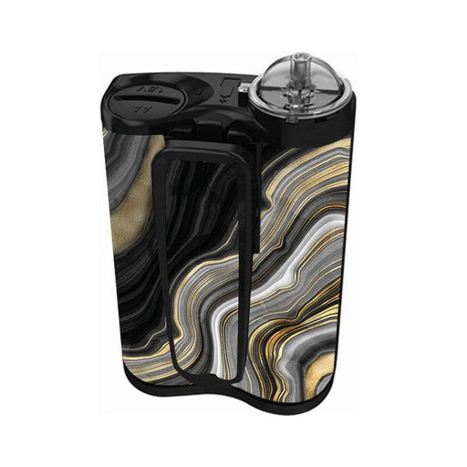 Peelz Gold Marble Sticker for Medtronic MiniMed 770G & 780G Peelz/Stickers White Smoke Whole System Peelz (front back + clip),Front Peelz,Back and Clip Peelz