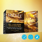 Maree 24K Gold Anti-Aging Eye Patches Wheat 1 item - Complete your routine,2 items - Good choice,3 items - Best price