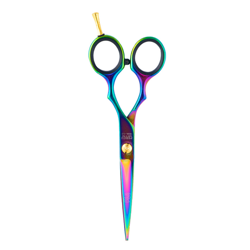 Vip Barber Supply Percu Golden Line Shears Cutting Shear White Smoke Iridescent / 5.5",Iridescent / 6",Iridescent / 6.5",Iridescent / 7"