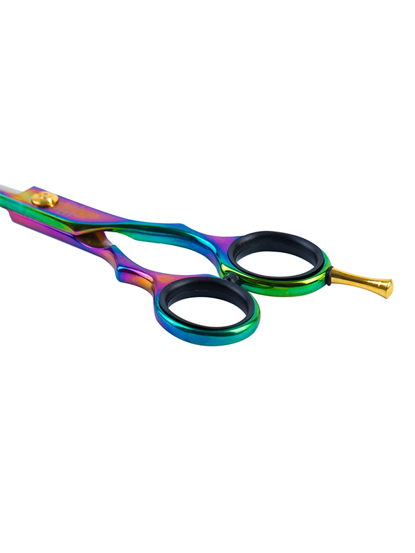 Vip Barber Supply Percu Golden Line Shears Cutting Shear White Smoke Black / 5.5",Black / 6",Black / 6.5",Black / 7",Iridescent / 5.5",Iridescent / 6",Iridescent / 6.5",Iridescent / 7"