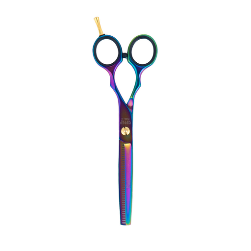 Vip Barber Supply Percu Golden Line Thinning Shear 6" Thinning Shear White Smoke