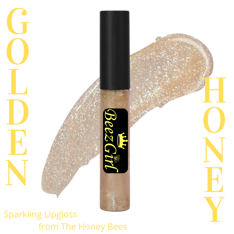 Honey Bee BeezGirl Essential Lipgloss Beauty Black Golden Honey