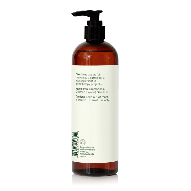 Plant Therapy Golden Jojoba Carrier Oil Body Care Seashell 2 oz,4 oz,16 oz