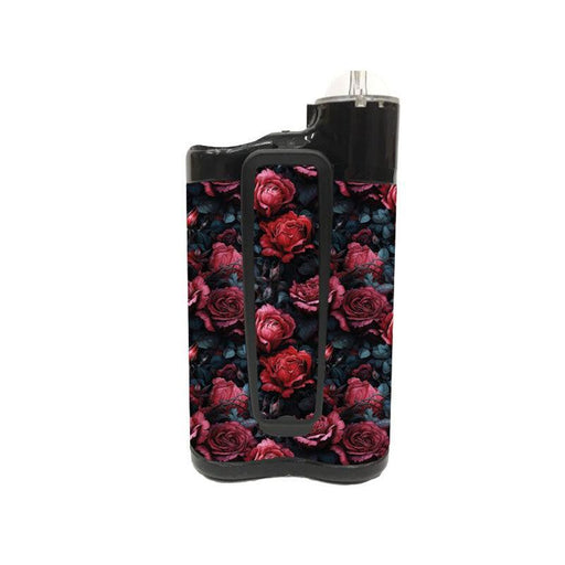 Peelz Gothic Roses for Medtronic MiniMed 770G & 780G Peelz/Stickers White Smoke Back and Clip Peelz