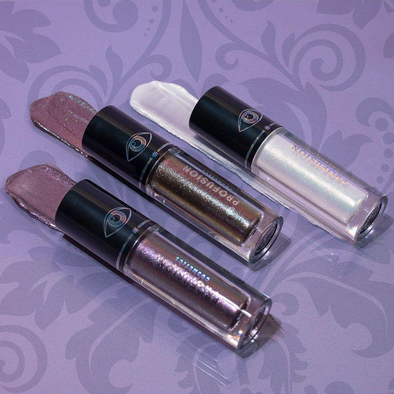 Profusion Cosmetics Evil Eye-Chrome Liquid Topper Set Eye Light Slate Gray