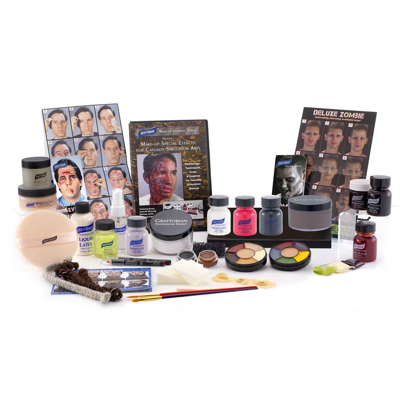 Graftobian Make-Up Company Graftobian Special FX Trauma Pro Makeup Kit White Smoke