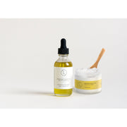 Lizush Moisturizing set with Grapefruit body oil and Body scrub CREAMS & OILS Beige