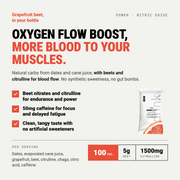 myspringenergy Grapefruit Nitric Oxide Booster Power Drink Drink Mix Seashell 1 Pouch,5 Pouches,10 Pouches