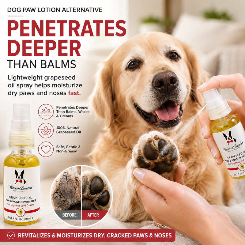 Warren London Grapeseed Oil Paw and Nose Revitalizer - Professional Size Spa Product White Smoke