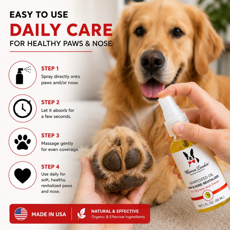 Warren London Grapeseed Oil Paw & Nose Revitalizer Spa Product White Smoke