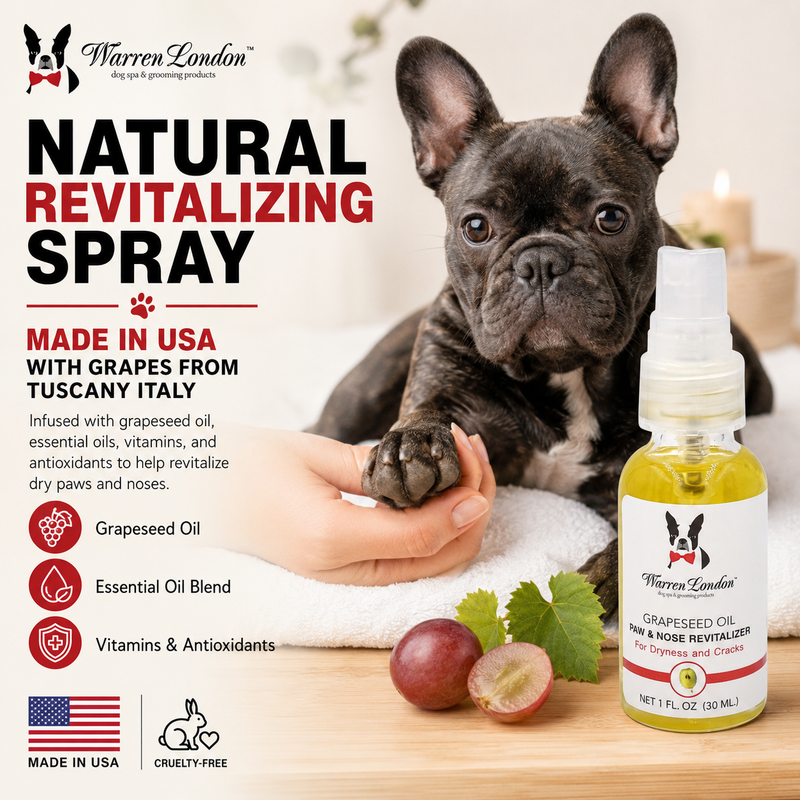 Warren London Grapeseed Oil Paw and Nose Revitalizer - Professional Size Spa Product Antique White