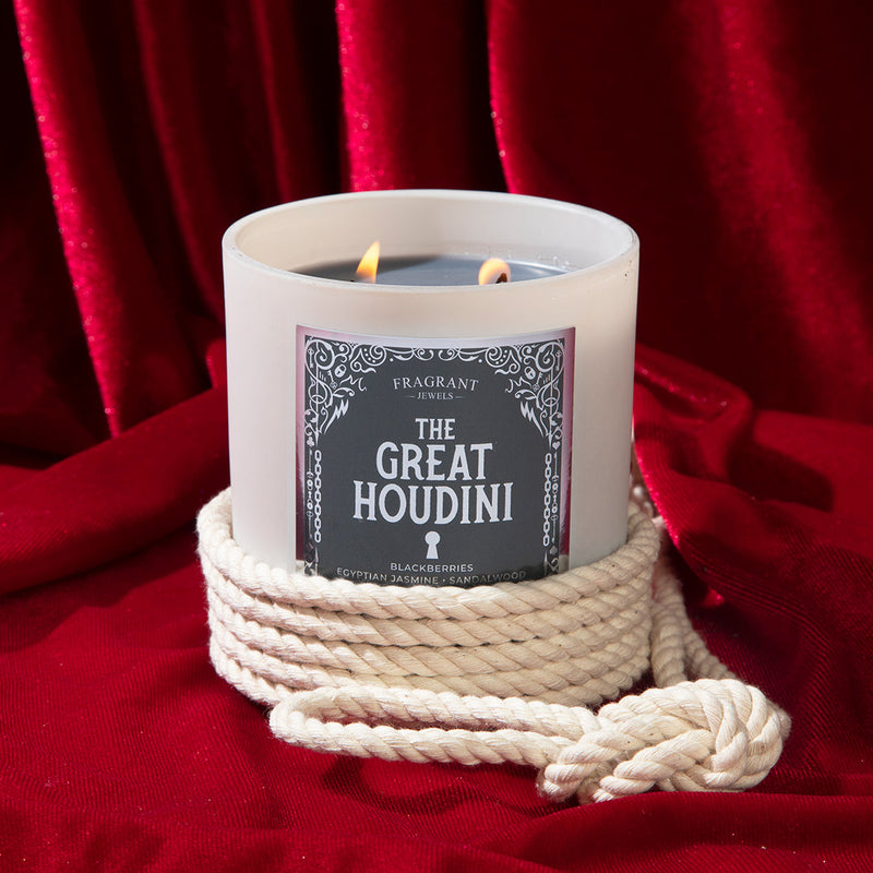 Fragrant Jewels The Great Houdini - Jewel Candle Jewel Candle Black Ring / 5,Ring / 6,Ring / 7,Ring / 8,Ring / 9,Ring / 10