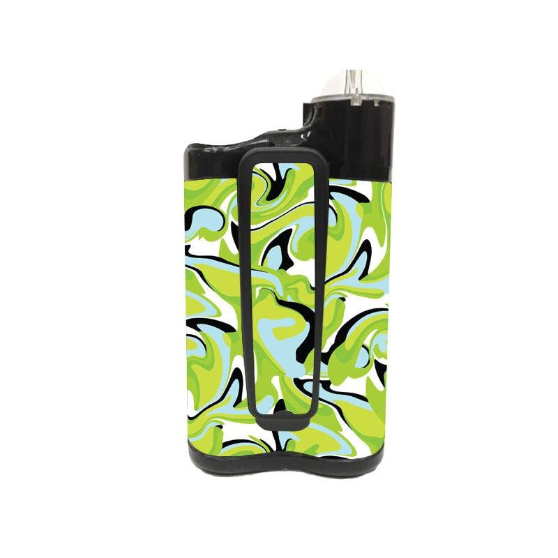 Peelz Green Flow Sticker for Medtronic MiniMed 770G & 780G Peelz/Stickers White Smoke Back and Clip Peelz