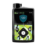Peelz Green Flow Sticker for Medtronic MiniMed 770G & 780G Peelz/Stickers Black Front Peelz