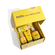 California Baby Best of Calendula™ Gift Set for Adults + Kids Gifts & Totes White Smoke