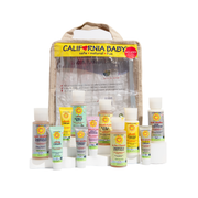 California Baby 100% Plant-based Collection™ Deluxe Travel Set Gifts & Totes White Smoke