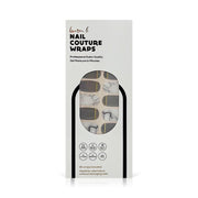 laurenbbeauty Grey & Gold Marble Gel Nail Wrap Nail Art Kits & Accessories Light Gray