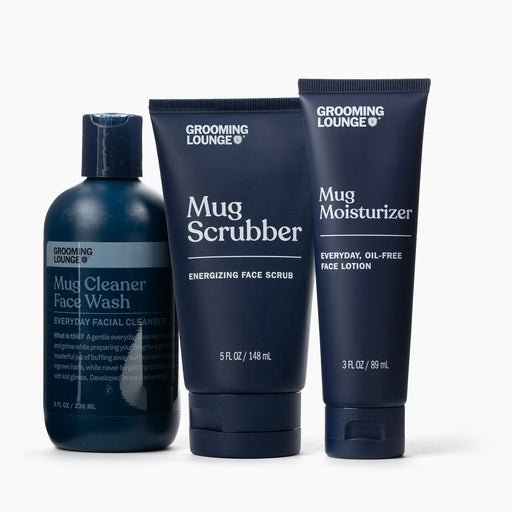 Grooming Lounge Grooming Lounge Mug Trio Skincare Kit (Save $23) Dark Slate Gray