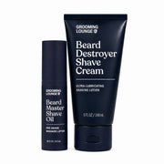 Grooming Lounge Grooming Lounge Oil & Cream Shaving Cocktail Set (Save $7) Shaving Creams, Shaving Oils Black