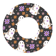 Peelz Groovy Ghosts Freestyle Libre 2 Patch Tape - Pump Peelz Patch Medical Tape White Smoke 12-Pack Libre 2 (Set of 12 Patches),4-Pack Libre 2 (Set of 4 Patches)