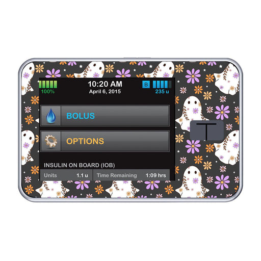 Peelz Groovy Ghosts for Tandem t:slim Peelz/Stickers Black