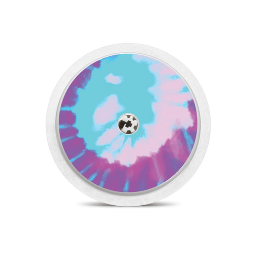 Peelz Groovy Tie-Dye for Freestyle Libre 2 Peelz/Stickers White Smoke Sensor Only