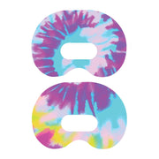 Peelz Groovy Tie-Dye for Medtronic Guardian Connect Patch Tape - Pump Peelz Patch Medical Tape White Smoke 1-Pack Medtronic CGM Tape