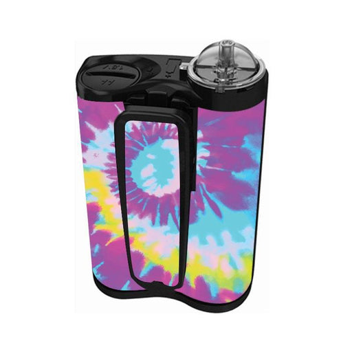 Peelz Groovy Tie-Dye for Sticker for Medtronic MiniMed 770G & 780G Peelz/Stickers White Smoke Back and Clip Peelz