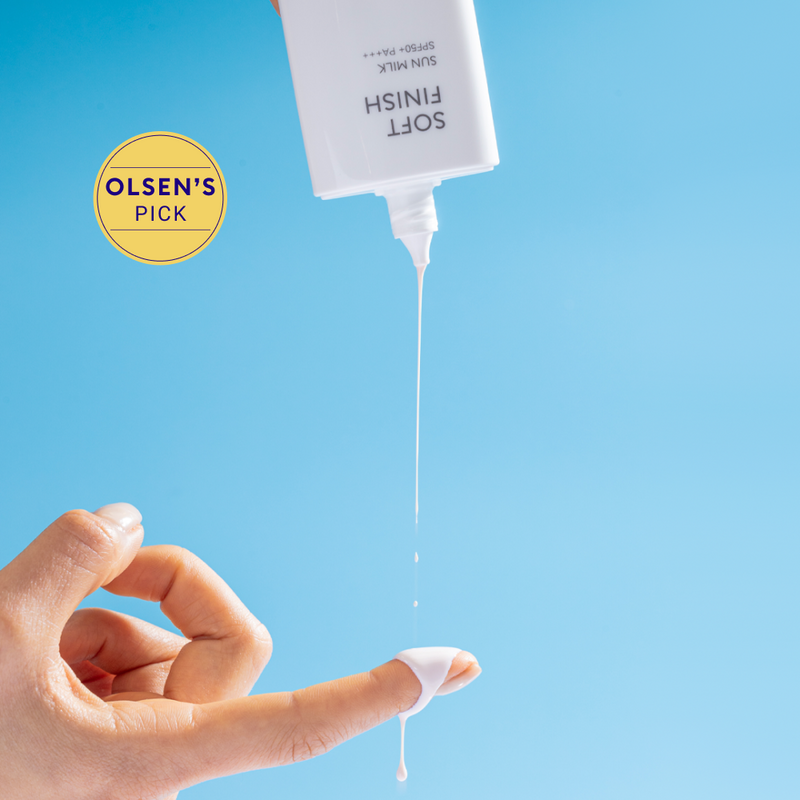 AsiaBeautyMall Missha All Around Safe Block Soft Finish Sun Milk SPF50+ PA+++ Sunscreen Sky Blue