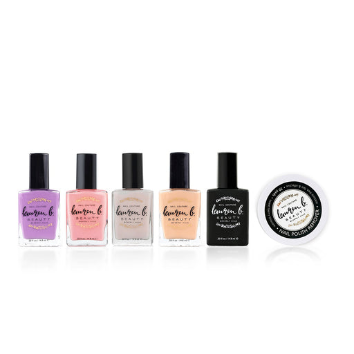 laurenbbeauty At Home Nail Collection Set White Smoke