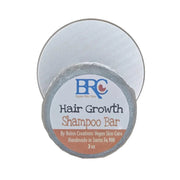 By Robin Creations Hair Growth Shampoo Bar Shampoo White Smoke 1 Bar with Storage Tin